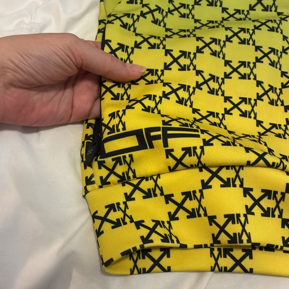 OFF-WHITE Athleisure Monogram Hoodie Blue/Green/Yellow Size S - Picture 8 of 16